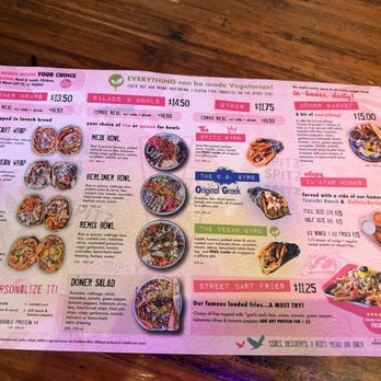 Spitz - Goodyear - menu - Mediterranean Near Me - Goodyear, Arizona