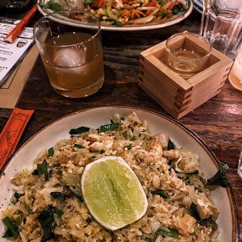 The Expat - Thai basil fried rice, Thai basil stir fry, overflow sake, mead, - Gastropubs Near Me - New York, New York
