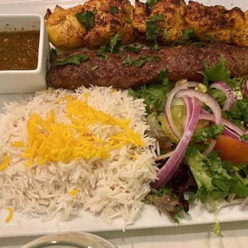 Pamir Kabob House - Chicken and ground beef skewers. - Afghan Near Me - La Jolla, California