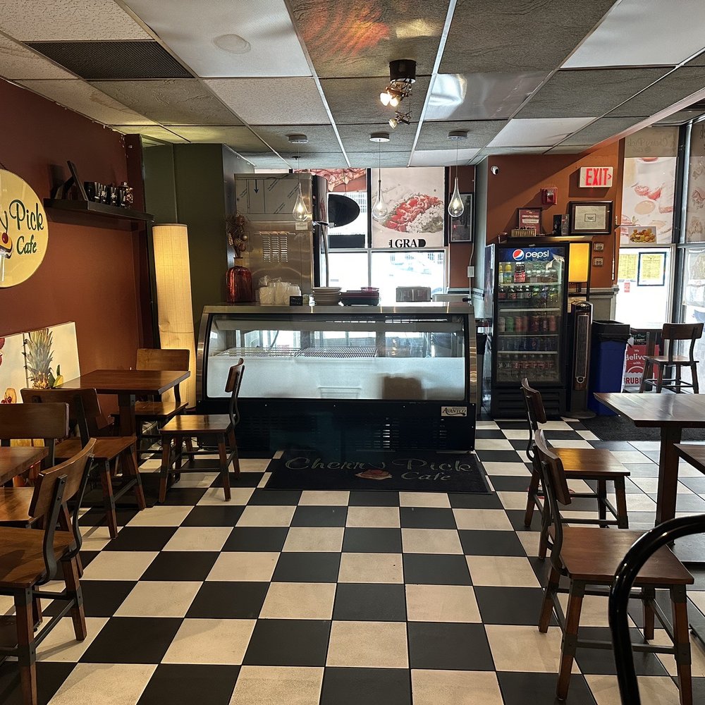 Cherry Pick Cafe - a checkered floor and tables - Sandwiches Near Me - Los Angeles, California Cherry Pick Cafe - a checkered floor and tables - Sandwiches Near Me - Los Angeles, California