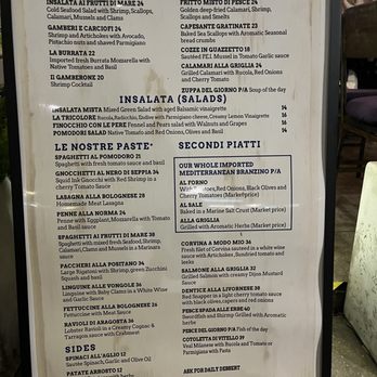 La Pescheria - Menu June 2025 - Seafood Near Me - Naples, Florida