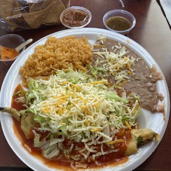 La Cocina - #11 Chile relleno and cheese enchilada plate. - Mexican Near Me - Anza, California La Cocina - #11 Chile relleno and cheese enchilada plate. - Mexican Near Me - Anza, California