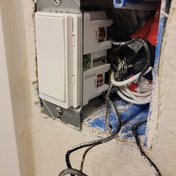 Entrust Handyman Services - Wifi smart switch so you don't have to remember to turn on and off your porch lights ever again. - Handyman Near Me