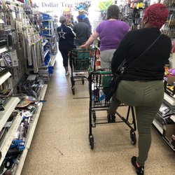 Dollar Tree - The checkout line. Very shamefu!!!! Do better!