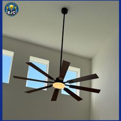 EJC Electricity - 20ft high ceiling fan installation