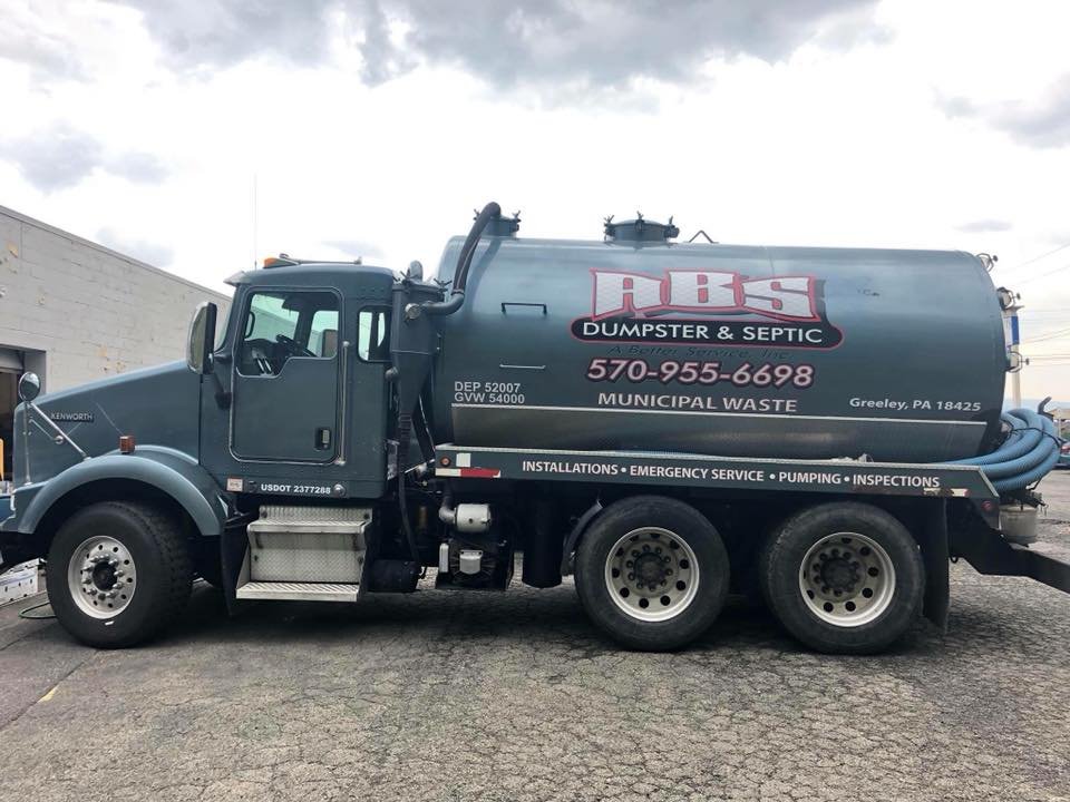 Slide of ABS Septic and Dumpster