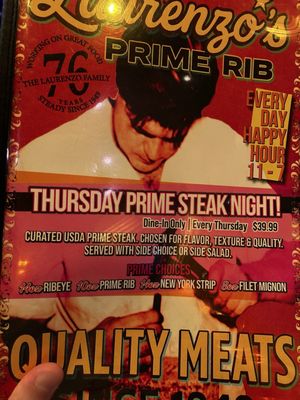 Laurenzo's Prime Rib by null