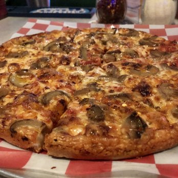 Johnny Kono's Bar & Grill - Mushroom Pizza - Bars Near Me - Weymouth, Massachusetts