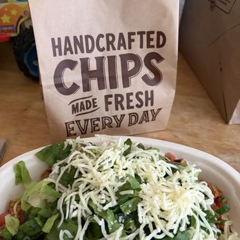 Chipotle Mexican Grill - Pollo Asado bowl with all my favs and chips - Fast Food Near Me - Stockton, California Chipotle Mexican Grill - Pollo Asado bowl with all my favs and chips - Fast Food Near Me - Stockton, California