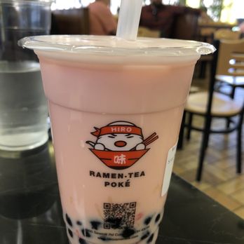 Hiro Ramen & Tea - Rose hip bubble tea - Ramen Near Me - Columbus, Ohio