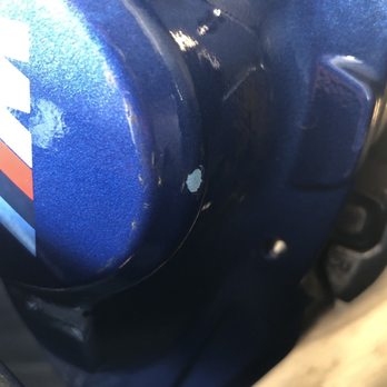 Caliber Collision - chipped paint off the brake from being careless when putting the rims brake - Body Shops Near Me - Dallas, Texas