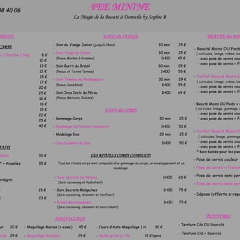 Fée Minine - tarifs - Makeup Artists Near Me - La Richardais, 35 Fée Minine - tarifs - Makeup Artists Near Me - La Richardais, 35