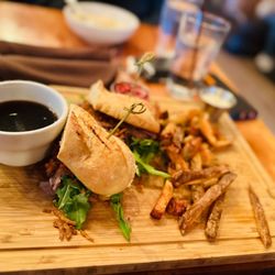 The Mill Steakhouse + Spirits - Prime rib sandwich
