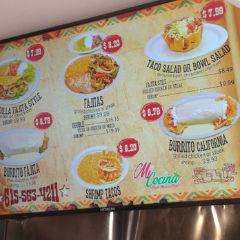 Mi Cocina - a menu for a mexican restaurant - Mexican Near Me - Woodbury, Tennessee Mi Cocina - a menu for a mexican restaurant - Mexican Near Me - Woodbury, Tennessee