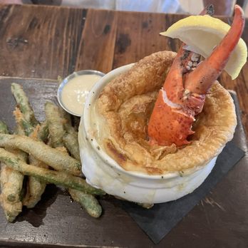 Next Door Beach Bistro - Lobster Pot Pie - Seafood Near Me - Flagler Beach, Florida Next Door Beach Bistro - Lobster Pot Pie - Seafood Near Me - Flagler Beach, Florida