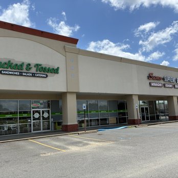 Stacked & Tossed - Exterior. This location has a history. It was a froyo spot, more recently a Greenhouse Salads, now this. This is good, though. Check it out. - Sandwiches Near Me - Shreveport, Louisiana Stacked & Tossed - Exterior. This location has a history. It was a froyo spot, more recently a Greenhouse Salads, now this. This is good, though. Check it out. - Sandwiches Near Me - Shreveport, Louisiana