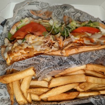 Charleys Cheesesteaks - CHICKEN BUFFALO w/FRIES - Fast Food Near Me - Washington Dc, District of Columbia Charleys Cheesesteaks - CHICKEN BUFFALO w/FRIES - Fast Food Near Me - Washington Dc, District of Columbia