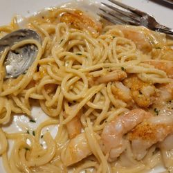 The Steak House - Garlic Shrimp with cream sauce