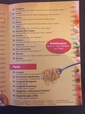 Menu photo 2 Pizzeria Campese Salzgitter, NI Menu photo 2 Pizzeria Campese Salzgitter, NI