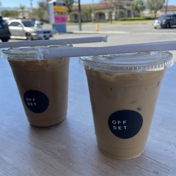 Offset Coffee Roasters - Dirty Horchata Rose Latte - Coffee & Tea Near Me - Torrance, California
