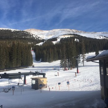 Loveland Ski Area - View of the intermediate slope from the main cafe balcony! - Ski Resorts Near Me - Georgetown, Colorado