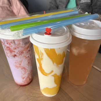 Lan City Handpulled Noodle - Mango Pomelo Cream, strawberry swirl, peachy lychee drinks - Noodles Near Me - Ypsilanti, Michigan Lan City Handpulled Noodle - Mango Pomelo Cream, strawberry swirl, peachy lychee drinks - Noodles Near Me - Ypsilanti, Michigan