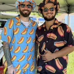 Dynamite Dogz - Fun, friendly guys making a splash with their fun hotdog uniforms