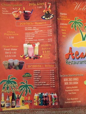 Menu photo 6 Acapulco Raritan, NJ Menu photo 6 Acapulco Raritan, NJ