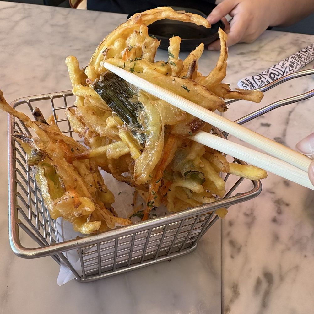 Halgatteok & Twozone Chicken - Vegetable Tempura - Korean Near Me - Buena Park, California