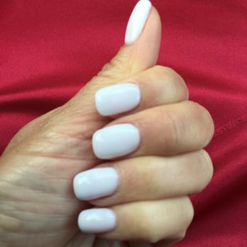 Today's Nails Image - this was a first for the duo! Solid white hard gel! my nails will never yellow or crack, - Nail Salons Near Me - Milpitas, California