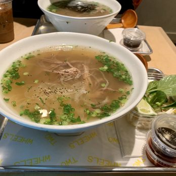 Two Wheels - Two Wheels Ph - 1 meat, brisket [$11.95], Vietnamese Iced Coffee, background [$4.50] - Vietnamese Near Me - New York, New York