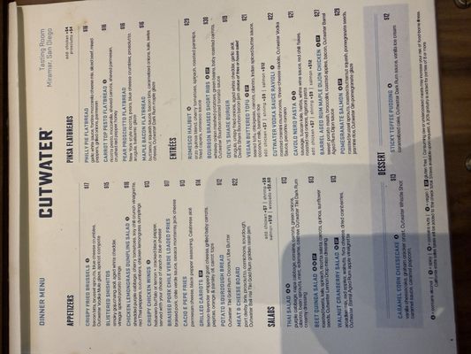 Menu photo 8 Cutwater Spirits San Diego, CA