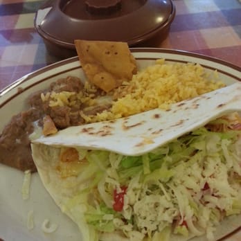 Maria's Cafe - Bomb dot com Quesadilla with rice and beans. - Mexican Near Me - Stockton, California Maria's Cafe - Bomb dot com Quesadilla with rice and beans. - Mexican Near Me - Stockton, California
