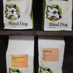 Blind Dog Coffee Roastery - Only some of their gourmet roasted selections