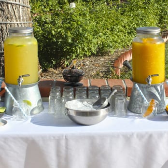 Crafted Catering - Refreshing Beverage Station - Classic Margaritas & Mango Coolers - Caterers Near Me