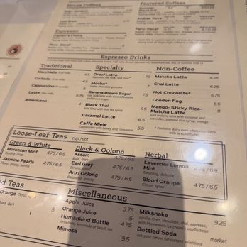 The Board and Brew - Coffee Tea Menu - Coffee & Tea Near Me - College Park, Maryland
