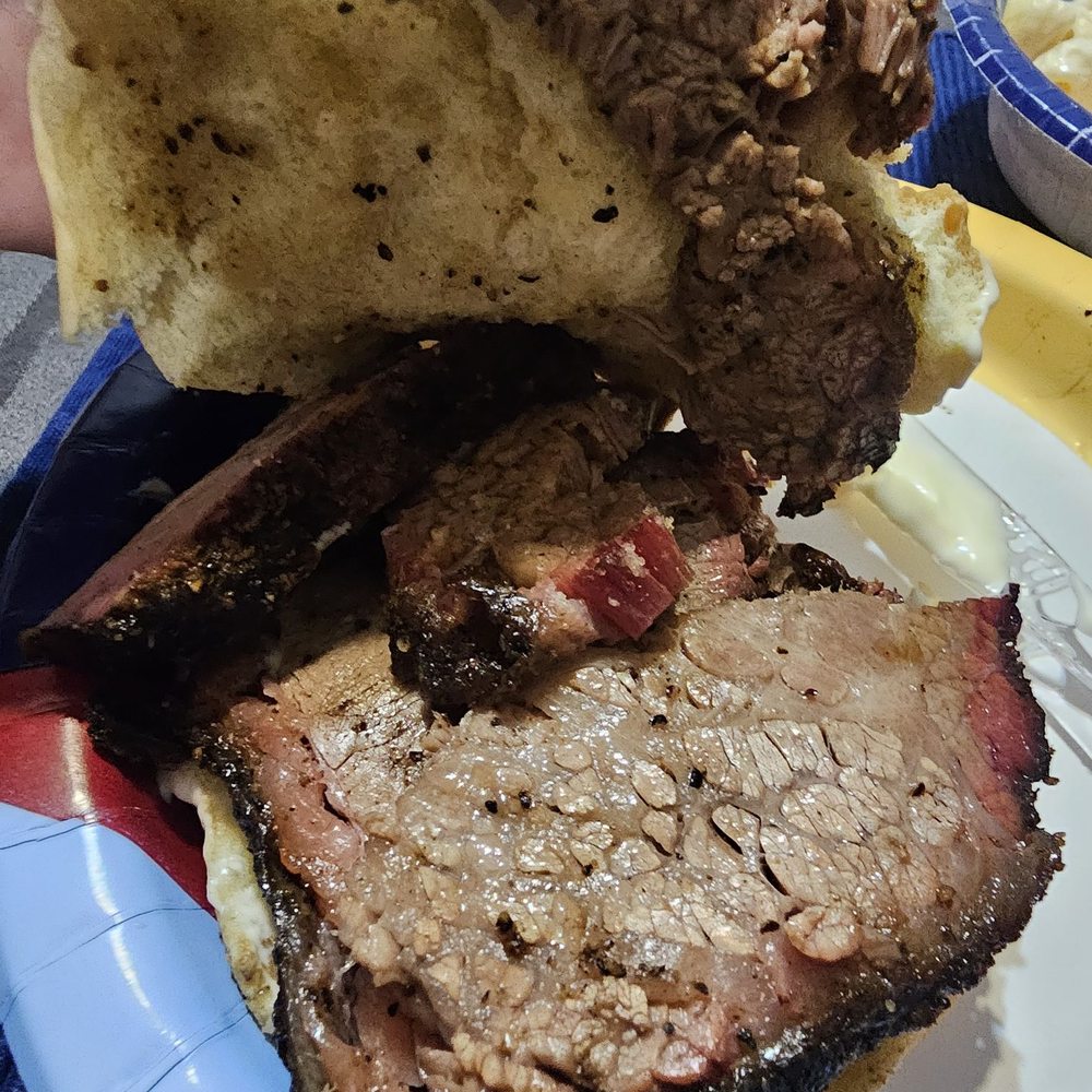 Bloodworth BBQ - Sliced beef brisket sandwich - Barbeque Near Me - Kyle, Texas