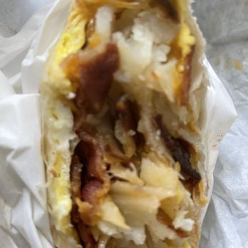 Classics San Pedro - Breakfast burrito with bacon - Burgers Near Me - Los Angeles, California