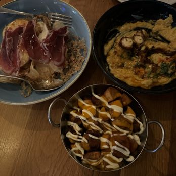 Bulla Gastrobar - Huevos bulla, grilled octopus, and patatas bravas - Spanish Near Me - Plano, Texas