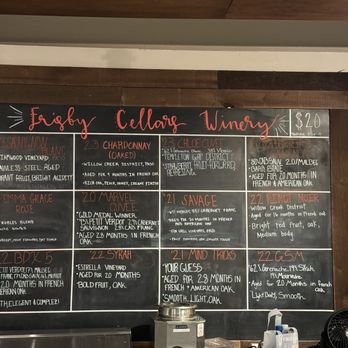 Frisby Cellars - Wine Tasting Room Near Me - Dana Point, California