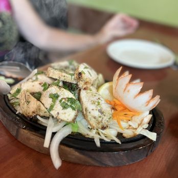 Curry and Noodle - a plate of food on a table - Indian Near Me - Winston-Salem, North Carolina