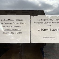 UPS Customer Service - Updated hours