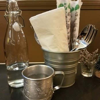 Thai Noodle Bar - How they serve water for eat in orders. This is so cute - Thai Near Me - Quincy, Massachusetts Thai Noodle Bar - How they serve water for eat in orders. This is so cute - Thai Near Me - Quincy, Massachusetts