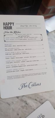 Menu photo 4 The Collins Small Batch Kitchen Phoenix, AZ