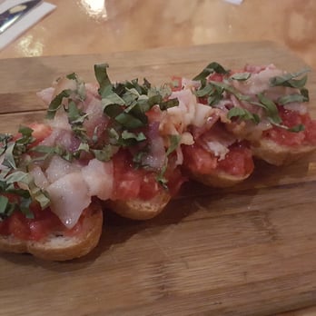 Piola - Weston - Bruschetta topped with bacon - Pizza Near Me - Weston, Florida Piola - Weston - Bruschetta topped with bacon - Pizza Near Me - Weston, Florida