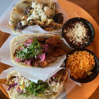 Cocina Madrigal - Beef tenderloin steak tacos. Al pastor taco. Tropical fish taco. - Tacos Near Me - Phoenix, Arizona