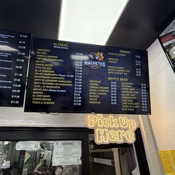 Taqueria Machetes - Alcohol menu - Tacos Near Me - Fredericksburg, Texas Taqueria Machetes - Alcohol menu - Tacos Near Me - Fredericksburg, Texas