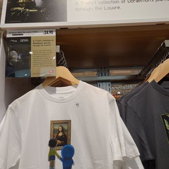 Uniqlo - Uniqlo Graphic Ts Summer 2025 Doraemon X The Louve - Men's Clothing Near Me - Sacramento, California Uniqlo - Uniqlo Graphic Ts Summer 2025 Doraemon X The Louve - Men's Clothing Near Me - Sacramento, California