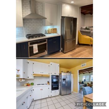 First Choice Cabinets - Cooking are before after - General Contractors Near Me - Whittier, California