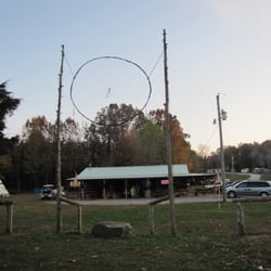 Trails End Restsurant - Love this photo of Trail's End Restaurant complete with giant dream catcher.  Right in the middle of Shawnee Forest